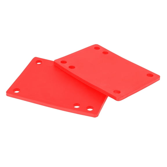 Cal 7 Skateboard 1/8 Inch Riser Pads (Red)