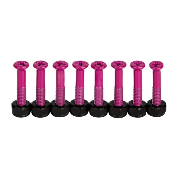 Cal 7 Skateboard 1" Bolts Phillips Hardware - Pink