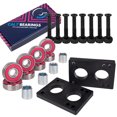 thumbnail image 1 of Cal 7 Skateboard Bundle 1.25" Steel Hardware, 1/4" Riser Pad & ABEC-7 Premium Bearings (Black), 1 of 2