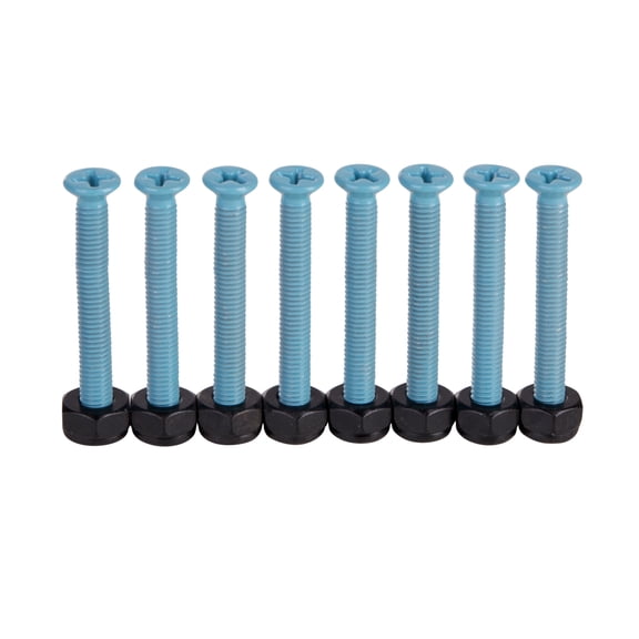 Cal 7 Skateboard Longboard 1.5" Bolts Phillips Hardware - Light Blue