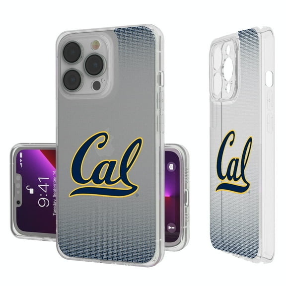 Cal Bears Linen Logo iPhone Clear Case