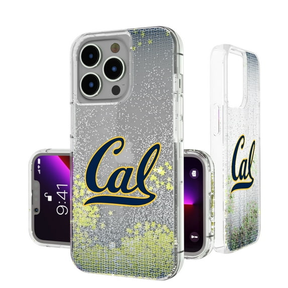 Cal Bears Linen Logo iPhone Glitter Case