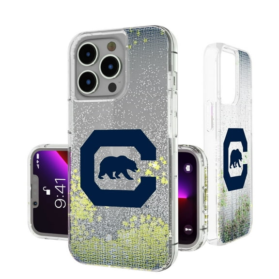Cal Bears Linen Logo iPhone Glitter Case