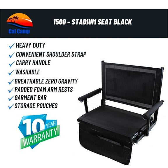 Cal Camp CCBDSSeat Big Daddy Heavy Duty Stadium Seat - Oversize