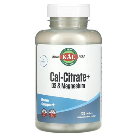 Cal-Citrate + by Kal - 120 Tablets