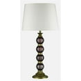 thumbnail image 1 of Cal Elizabethe - One Light Monroe Table Lamp, Cocoa Finish with Cut Cobalt Glass, 1 of 2
