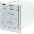 thumbnail image 1 of Cal Flame Stainless Steel Wide 3-Drawer Storage Unit for  Grills, 1 of 3