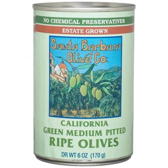 Cal Green Pitted Olives