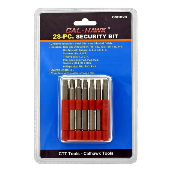 Cal-Hawk 28 - pc. Security Bit Set
