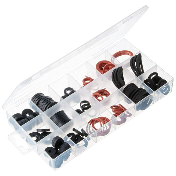Cal Hawk CZFWA 141-pc. Faucet Washer Assortment Kit, 18 Different Assorted Sizes