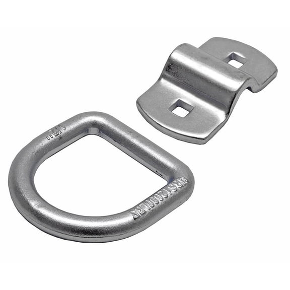 1/2" Forged D-Ring With Bolt-On Bracket