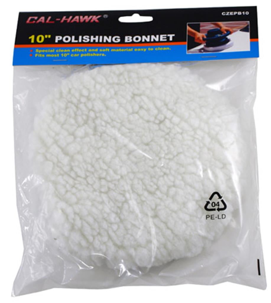 10" Tie On Bonnet Polisher Polish Pad Polishing Buffing Car Buffer Waxer