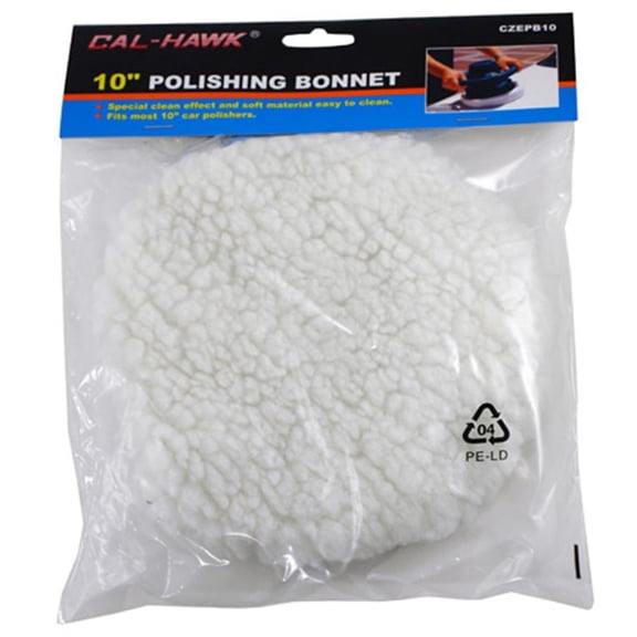 10" Tie On Bonnet Polisher Polish Pad Polishing Buffing Car Buffer Waxer