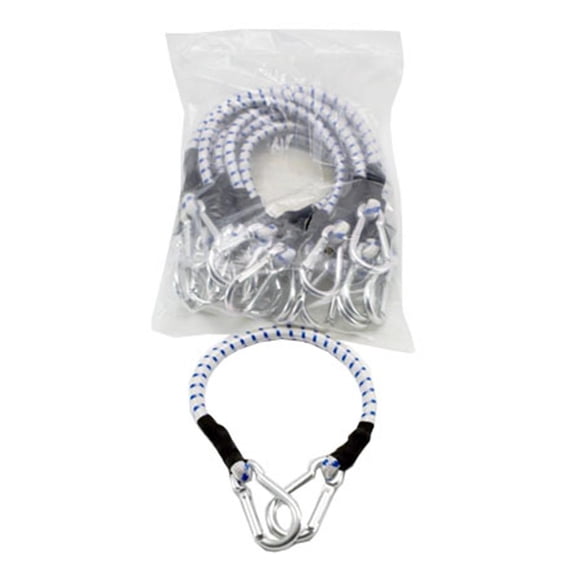 Cal Hawk Tools 10-pc. 24" Bungee Tie Downs with Hooks
