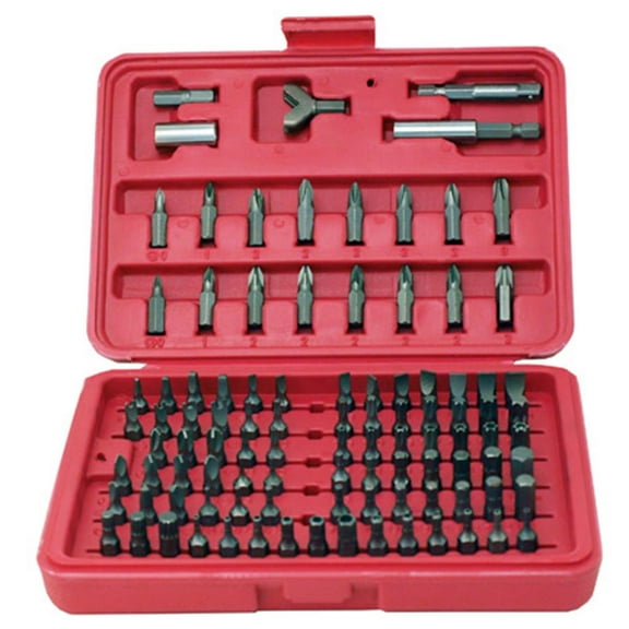 100 Piece Screwdriver Tamperproof Torx Driver Torks Tool Bit Set Kit Tamper Proof
