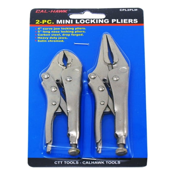 "Cal Hawk Tools 2-pc. Mini Locking Pliers"