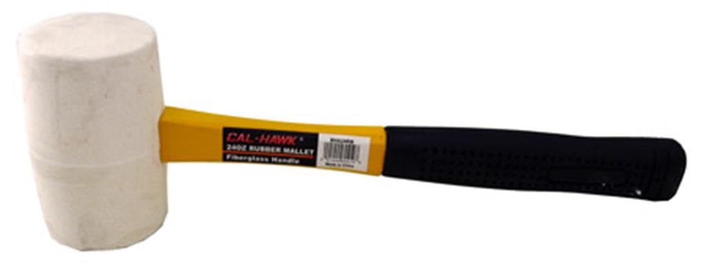 "Cal Hawk Tools 24-oz Rubber Hammer"