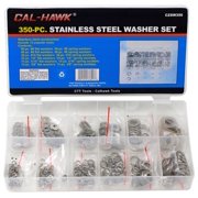 Cal Hawk Tools 350-pc. Stainless Steel Washer Set