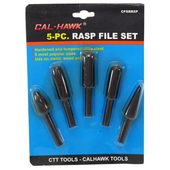 Cal Hawk Tools 5-pc. Rasp File Set