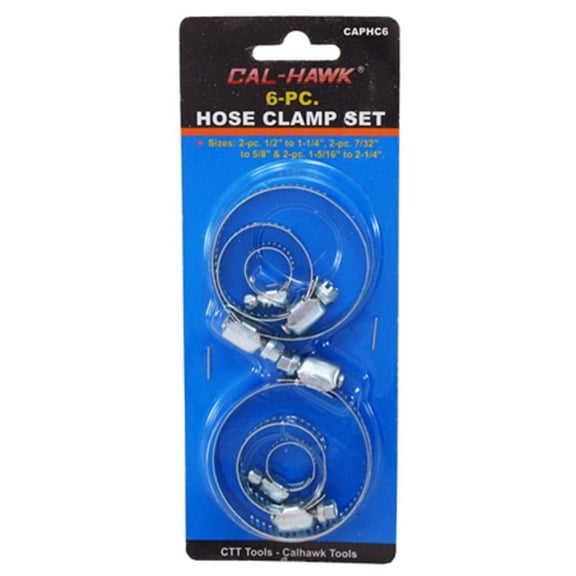 Cal Hawk Tools 6-pc. Hose Clamp Set