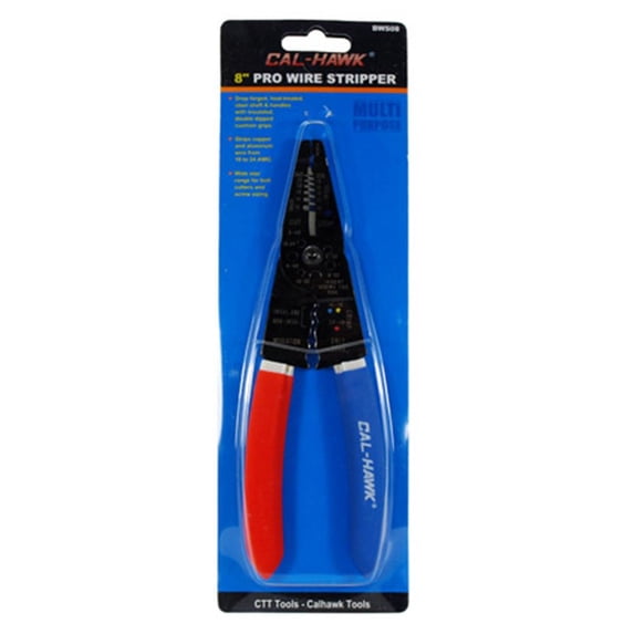 "Cal Hawk Tools 8"" Pro Wire Stripper"