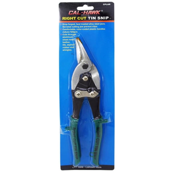 "Cal Hawk Tools Right Cut Tin Snip"