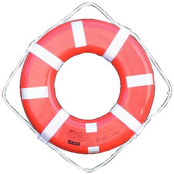 Cal June 24 G Style Life Ring w/Straps and Reflective Tape GO24T