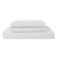 thumbnail image 1 of Cal-King 3-PC (1 Fitted + 2 Pillowcases) Pure Organic Bed Sheet Set 1000-Thread Count, 10" Deep Pockets - White, 1 of 6