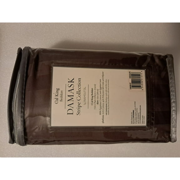 Cal King Bedskirt / DAMASK STRIPE COLLECTION