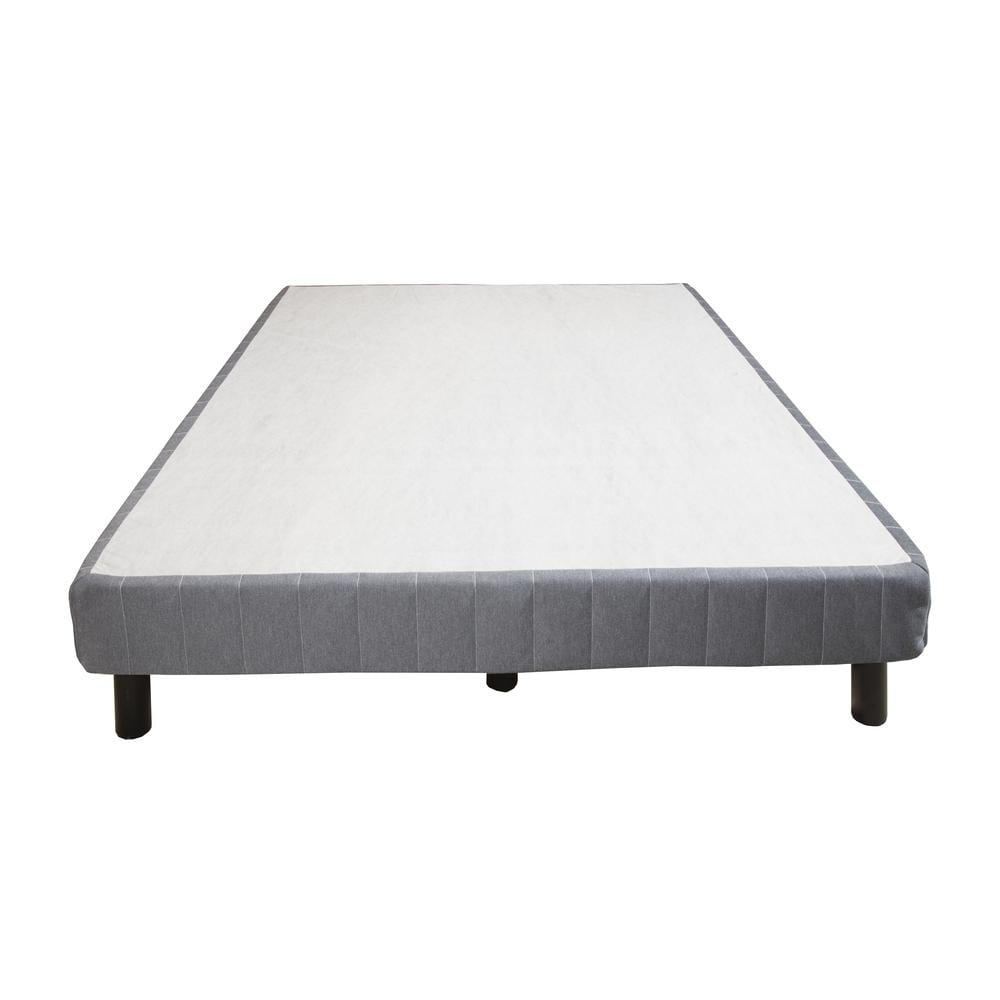 Cal King Upholstered Metal Platform Bed Frame
