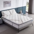 thumbnail image 1 of Cal King Mattress, 12 inch Cooling Gel Memory Foam Hybrid Mattress with Pocket Coil Innersprings,Medium Firm Mattresses for Supportive & Pressure Relief,Foam Bed Pad in a Box, 1 of 8