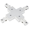 thumbnail image 1 of Cal Lightin  X Connector with Power Entry for HT Track Systems- White, 1 of 1