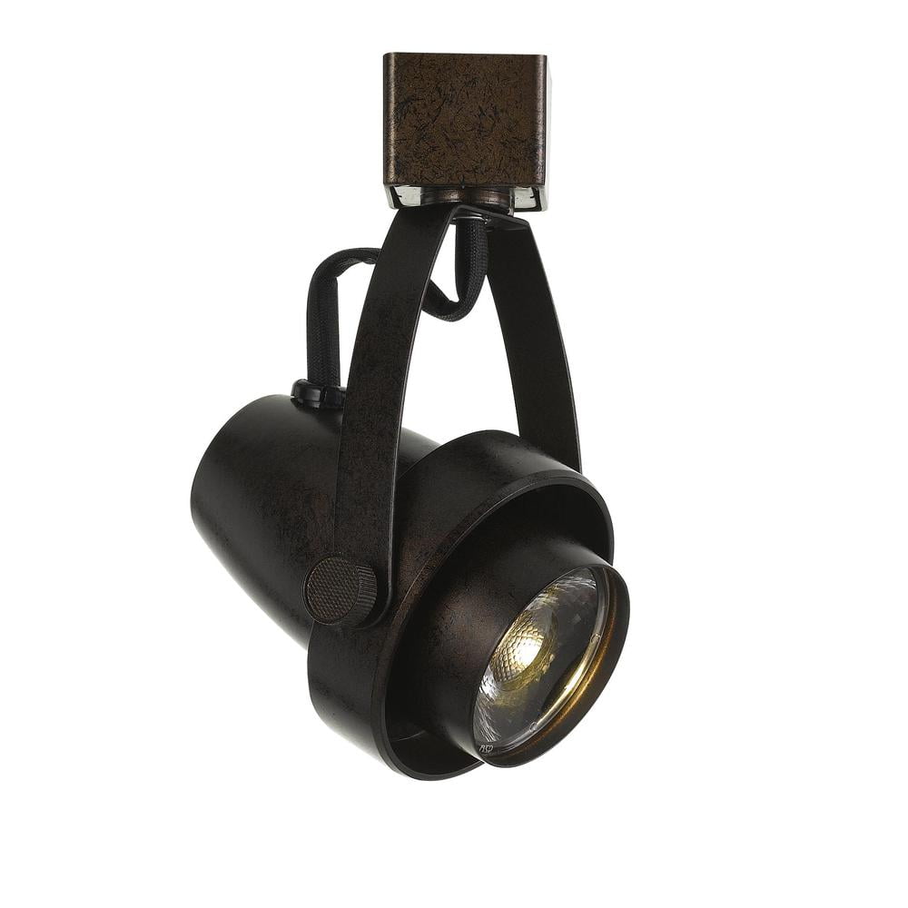 Cal Lighting HT-619 LED 10W Dimmable Metal Track Fixture in Rust Brown