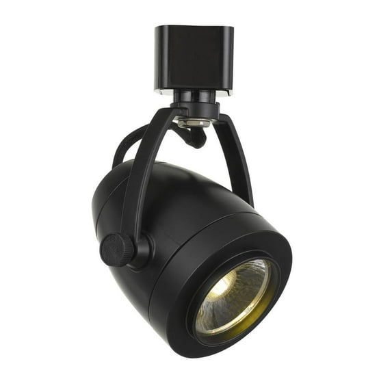 HT-701-BK-Cal Lighting-12W 1 LED Track Light-4.3 Inches Wide by 5 Inches High-Black Finish