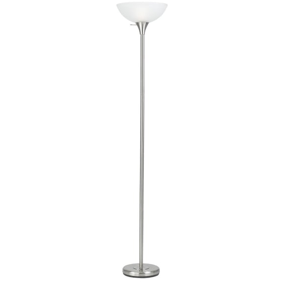 BO-2055-Cal Lighting-One Light Metal Torchiere-8.5 Inches Wide by 70 Inches High