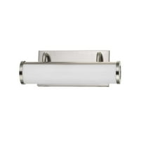 Cal Lighting 8604 LED 13W Metal Dimmable Vanity Light in Brushed Steel Silver
