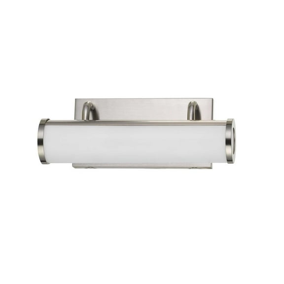 Cal Lighting 8604 LED 13W Metal Dimmable Vanity Light in Brushed Steel Silver