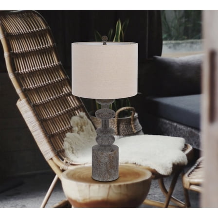 Cal Lighting 150W 3 Way Blackfoot Resin Table Lamp. Priced And Sold As Pairs