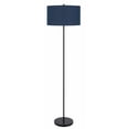 thumbnail image 1 of BO-3174FL-BK-DB-Cal Lighting-Cromwell - 1 Light Floor Lamp In Contemporary Style-58.75 Inches Tall and 16 Inches Wide-Black Finish-Dark Blue  Shade, 1 of 5