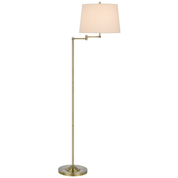 Cal Lighting 150W 3 way Colton double swing arm floor lamp