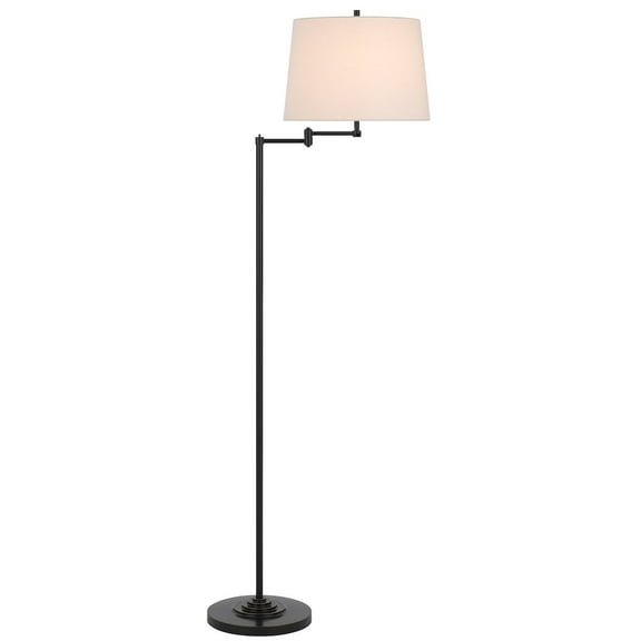 Cal Lighting 150W 3 way Colton double swing arm floor lamp