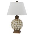 thumbnail image 1 of 25" Height Resin Table Lamp in Shell-Color:Off White,Finish:Shell,Shape:Round,Style:Lodge,Wattage:150W, 1 of 2