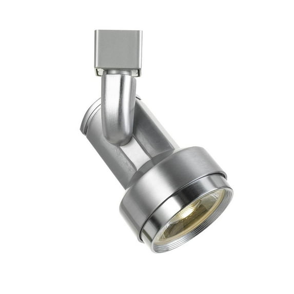 1 - Light Brushed Steel / Silver Metal Track Lighting