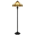 thumbnail image 1 of Cal Lighting 60W X 2 Metal/Resin Tiffany Table Lamp With Pull Chain Switches, 1 of 6