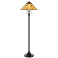 thumbnail image 1 of Cal Lighting 60W X 2 Metal/Resin Tiffany Table Lamp With Pull Chain Switches, 1 of 6