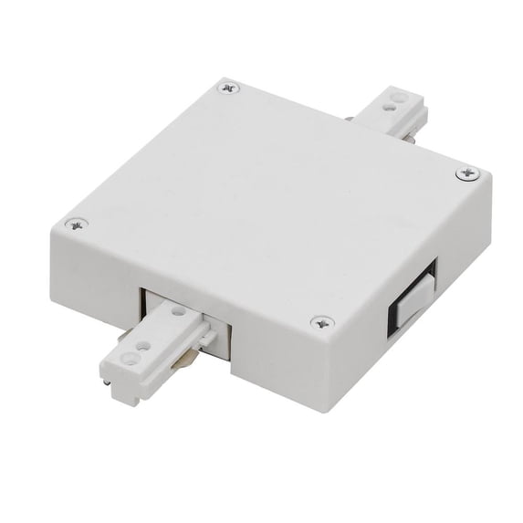 Cal Lighting 3 Amp Double Live End Metal Current Delimiter in White