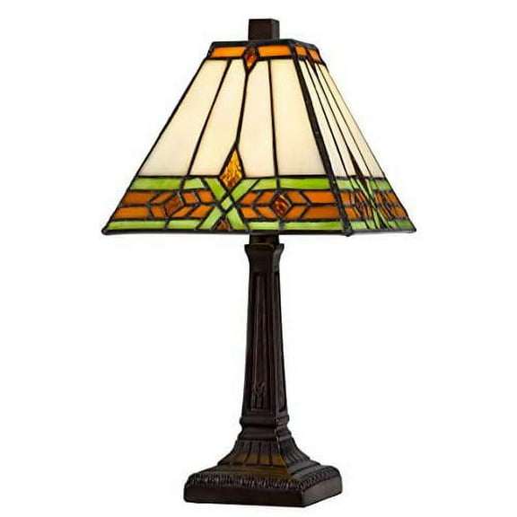 Cal Lighting 40W Metal/Resin Tiffany Accent Lamp With Inline Switch
