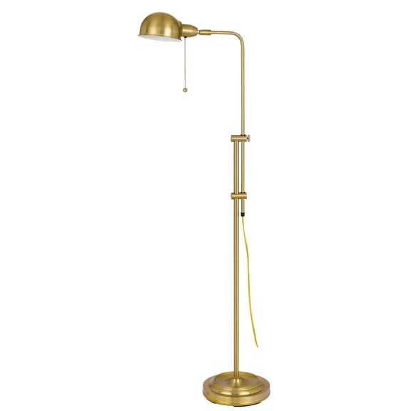 Cal Lighting 42~58" Height Antique Brass Floor Lamp