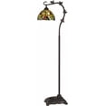 thumbnail image 1 of Cal Lighting Cotulla 1-Light Downbridge Metal Floor Lamp in Green/Bronze, 1 of 2
