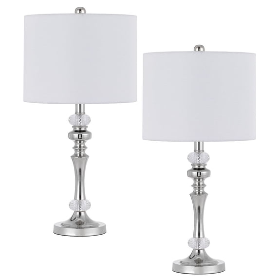 BO-3097TB-2-Cal Lighting-Effingham - 1 Light Table Lamp (Set of 2) In Contemporary Style-24 Inches Tall and 12 Inches Wide